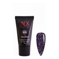 ALX Acrygel 038 Blue Flame Sparkle  30 γρ.